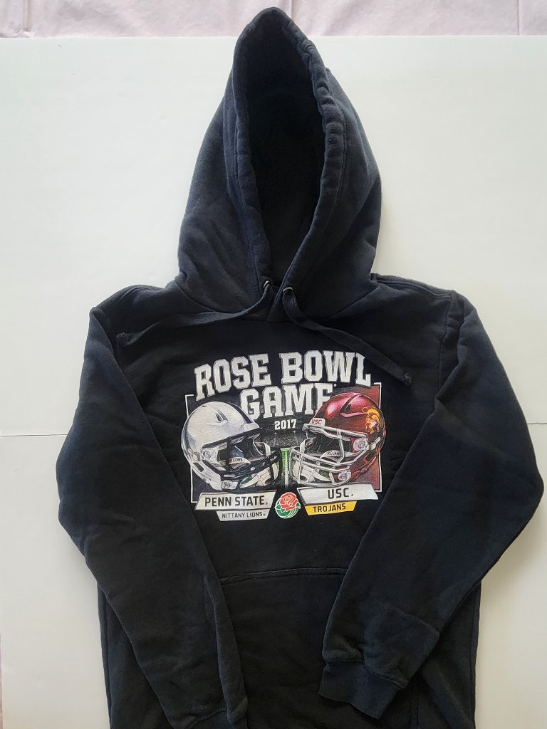 2017 Rose Bowl Game Penn State Vs Usc Hoodie Small Fanatics Ncaa Football
